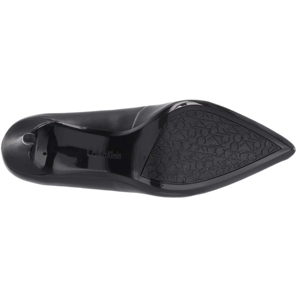 Calvin Klein Nilly heels matte black GUC - Picture 2 of 5